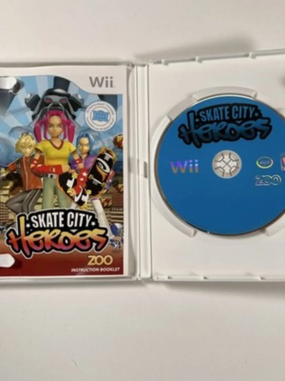 Skate City Heroes Wii Complete in Box CIB TESTED